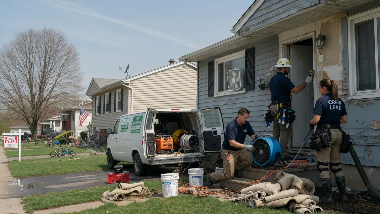 Flood Cleanup in Tiffin, IA near me